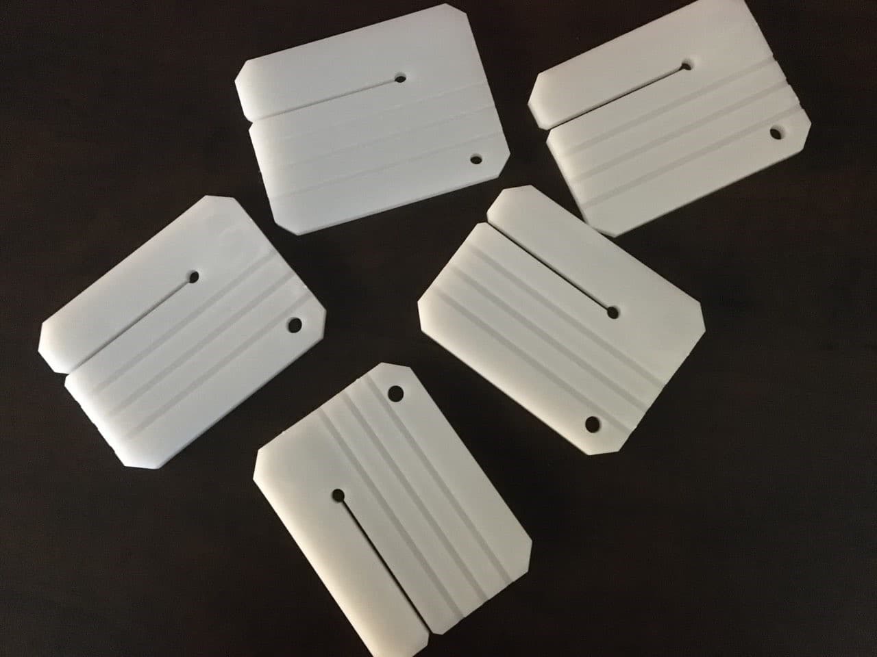 Zipper Closing Tool 4.5X3 IN White 1/Each