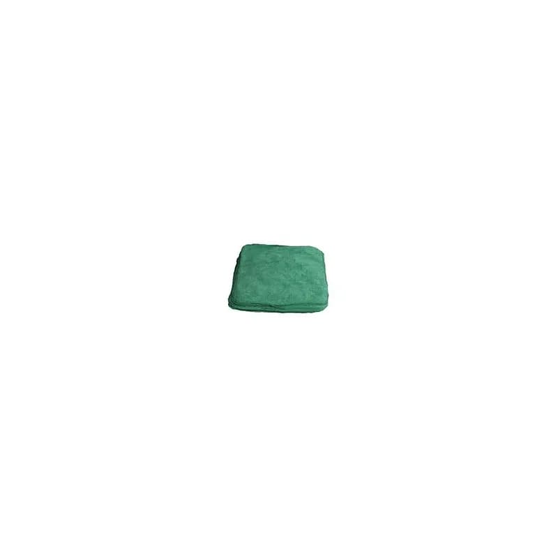 Cleaning Cloth 16X16 IN Microfiber Green 300 GSM 12/Pack