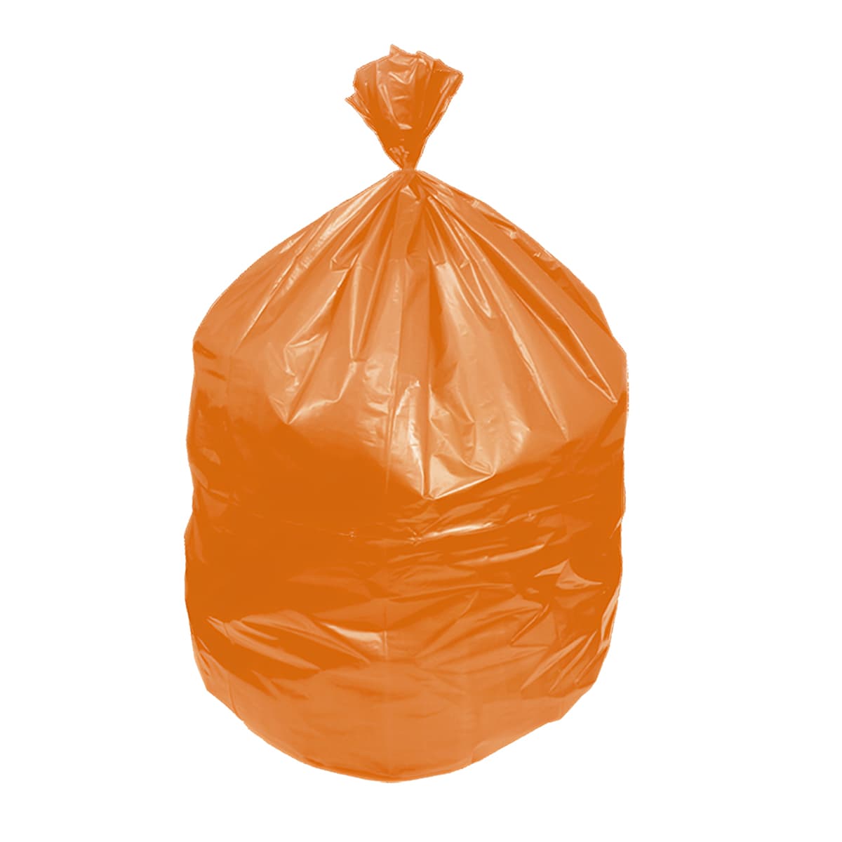 Can Liner 70X80 IN Orange Plastic 3MIL Roll 55/Roll
