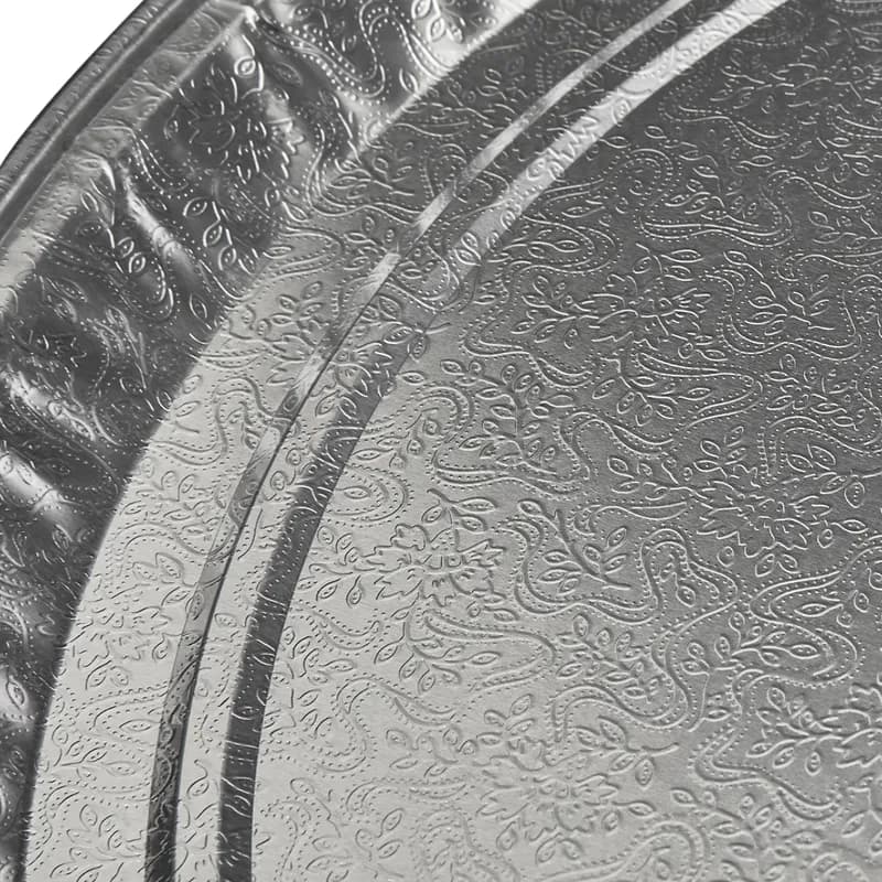 Victoria Bay Serving Tray 16 IN Aluminum Silver Round 25/Case