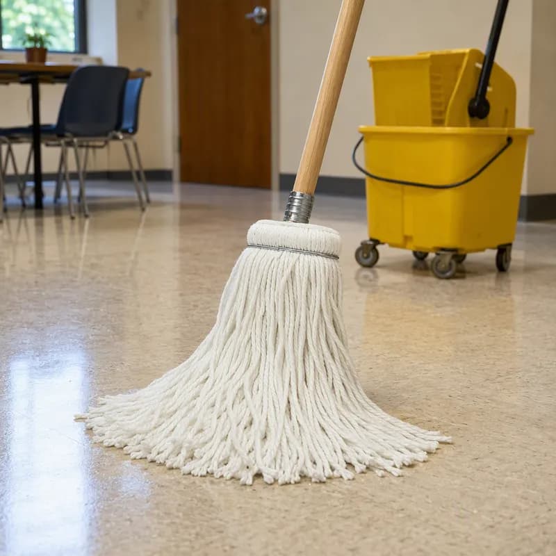 Mop Head 24 OZ Rayon Synthetic Fiber Screw Top 1/Each
