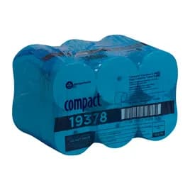 Compact® Toilet Paper & Tissue Roll 4X3.8 IN 2PLY White Coreless High Capacity 1500 Sheets/Roll 18 Rolls/Case