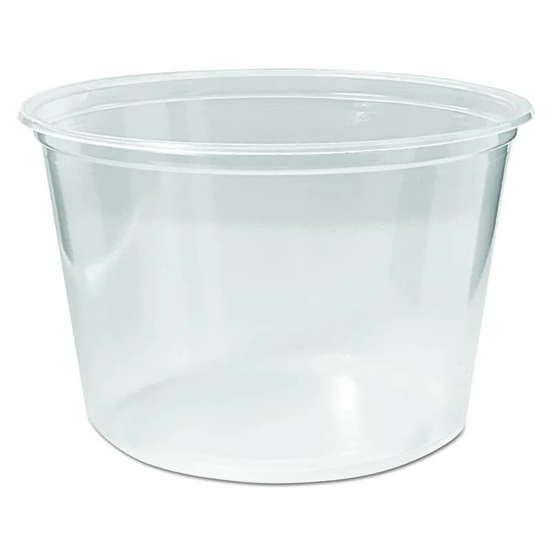Deli Container Base 16 OZ Plastic Clear 500/Case