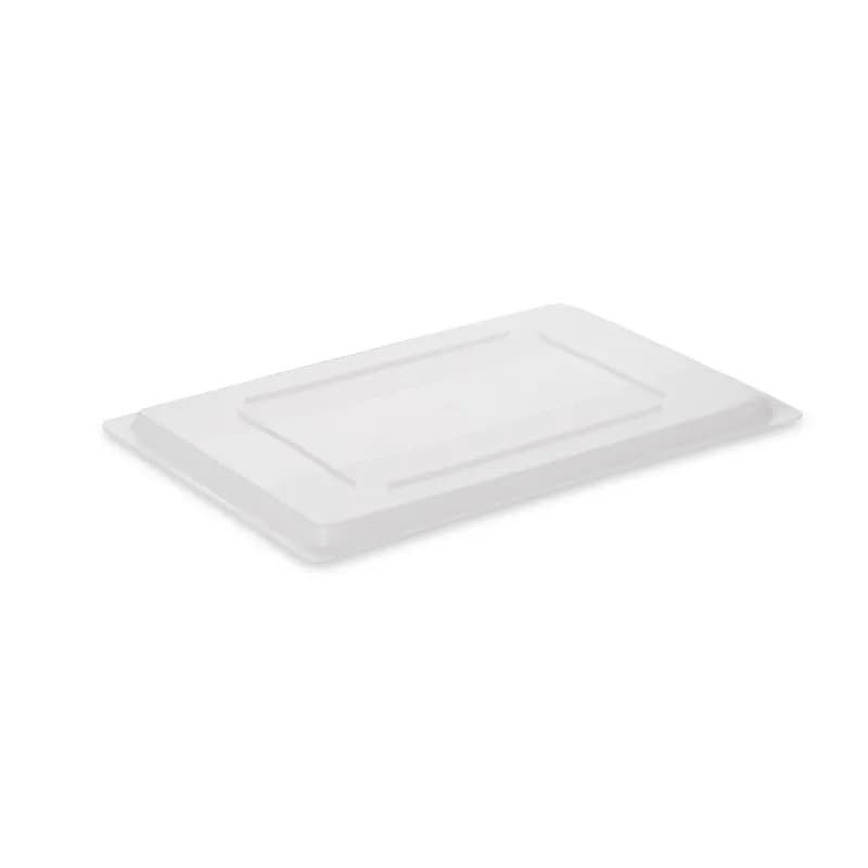 Food Tote Box Lid 26X18X10.56 IN White HDPE Food Safe 6/Case