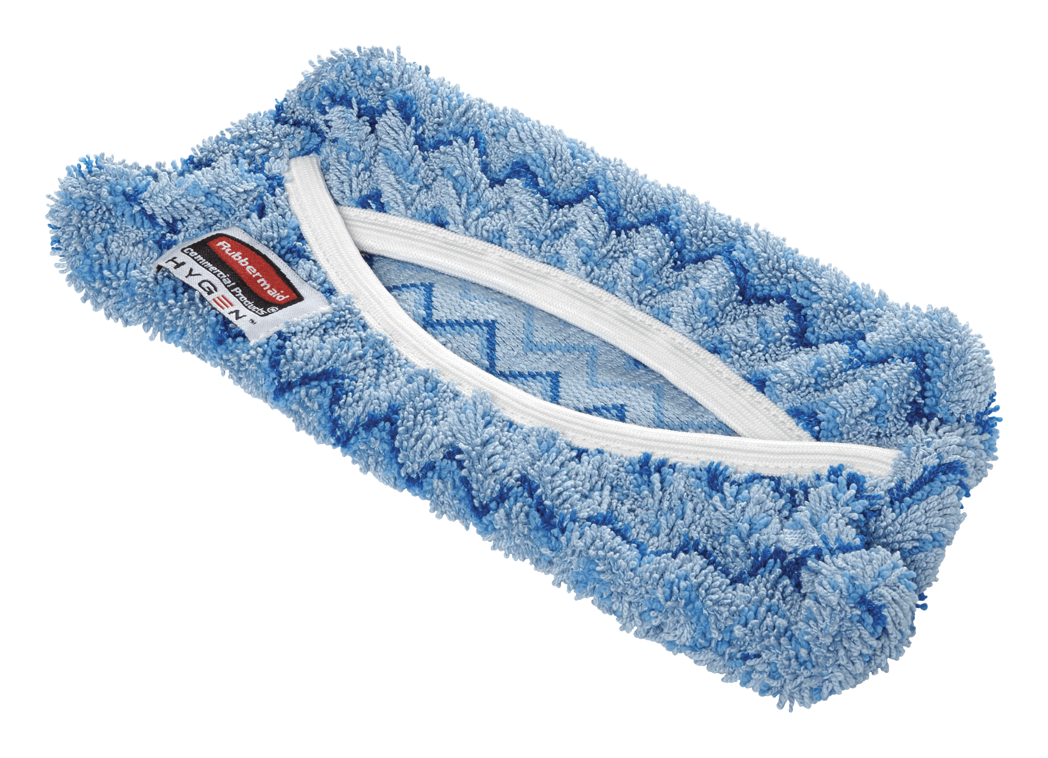 Hygen™ Scrub Mop 8.25X8.25 IN Blue Microfiber 1/Each