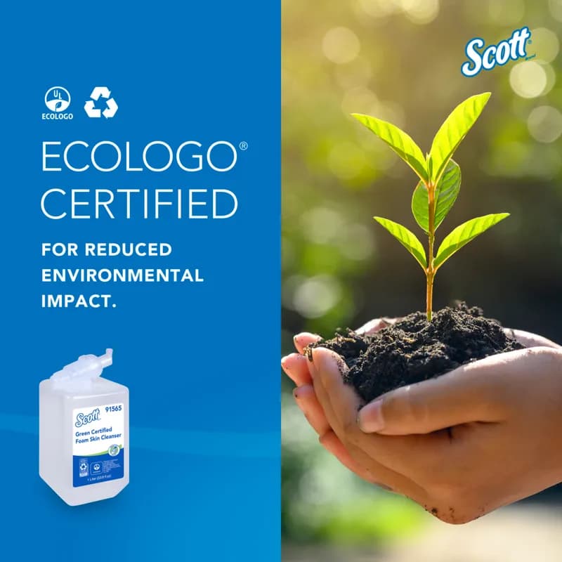 Scott® Hand Soap Foam 1000 mL Unscented Fragrance Free Clear Luxury 6/Case