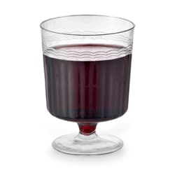 Resposables Cup Wine With Stem 8 OZ Plastic Clear 240/Case