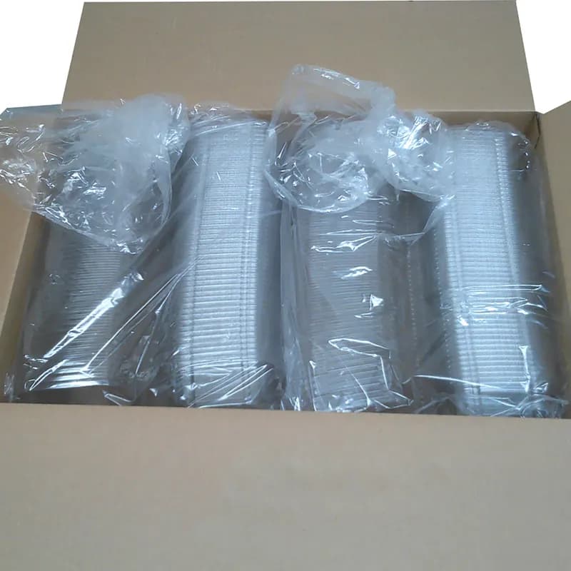 Cold Take-Out Container Hinged With Dome Lid 6X7 IN RPET Clear 200/Case