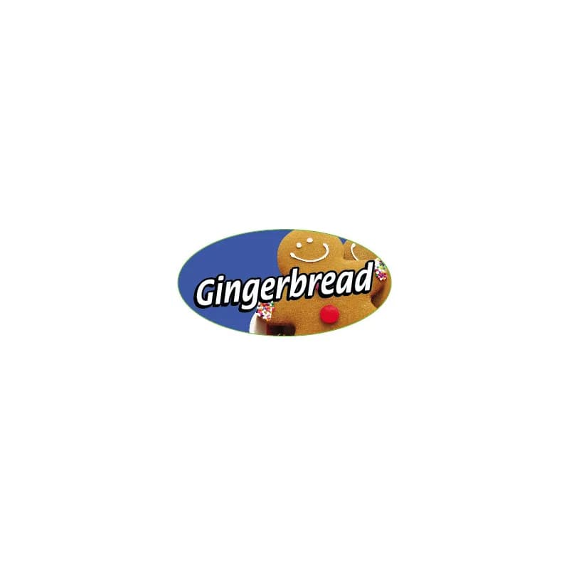 Gingerbread Label 1000/Roll