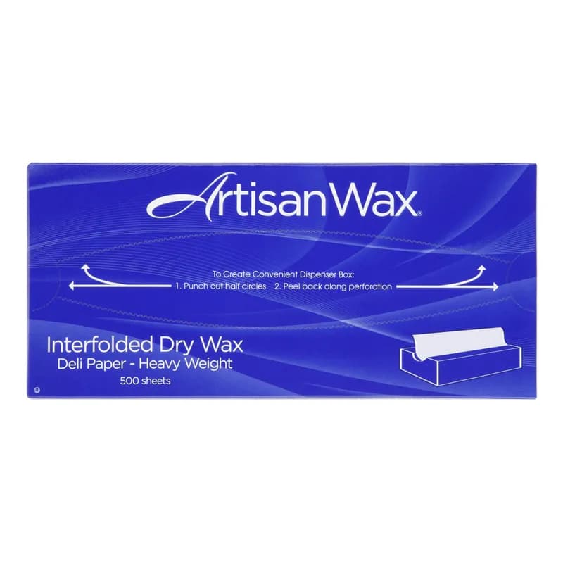 Bagcraft® ArtisanWax AW12 Deli Sheets 12X10.75 IN Dry Wax Paper Heavyweight White 500 Sheets/Pack 12 Packs/Case