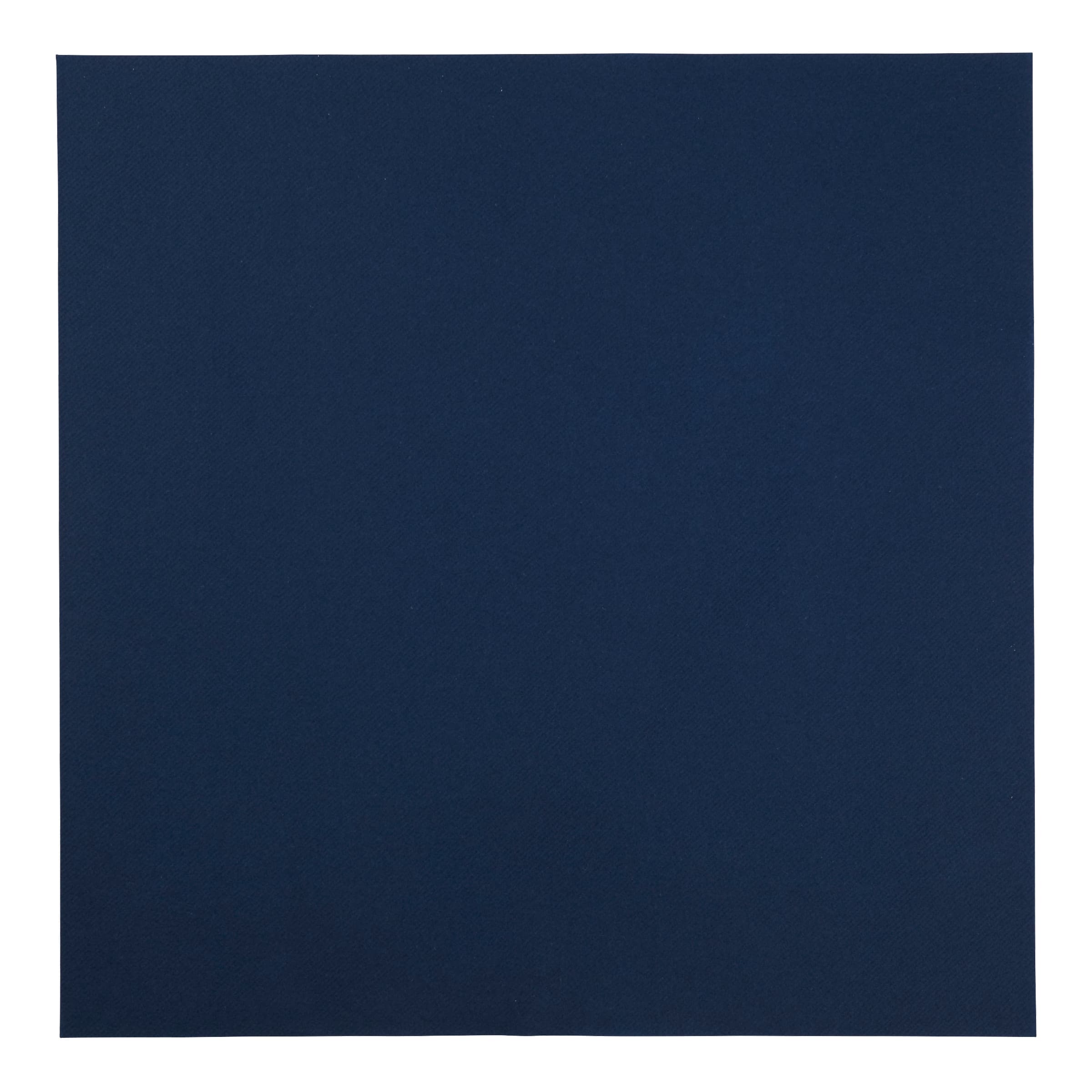 Linen-Like® Dinner Napkins 16X16 IN Navy Airlaid Paper Linen Feel Flat Pack 500/Case