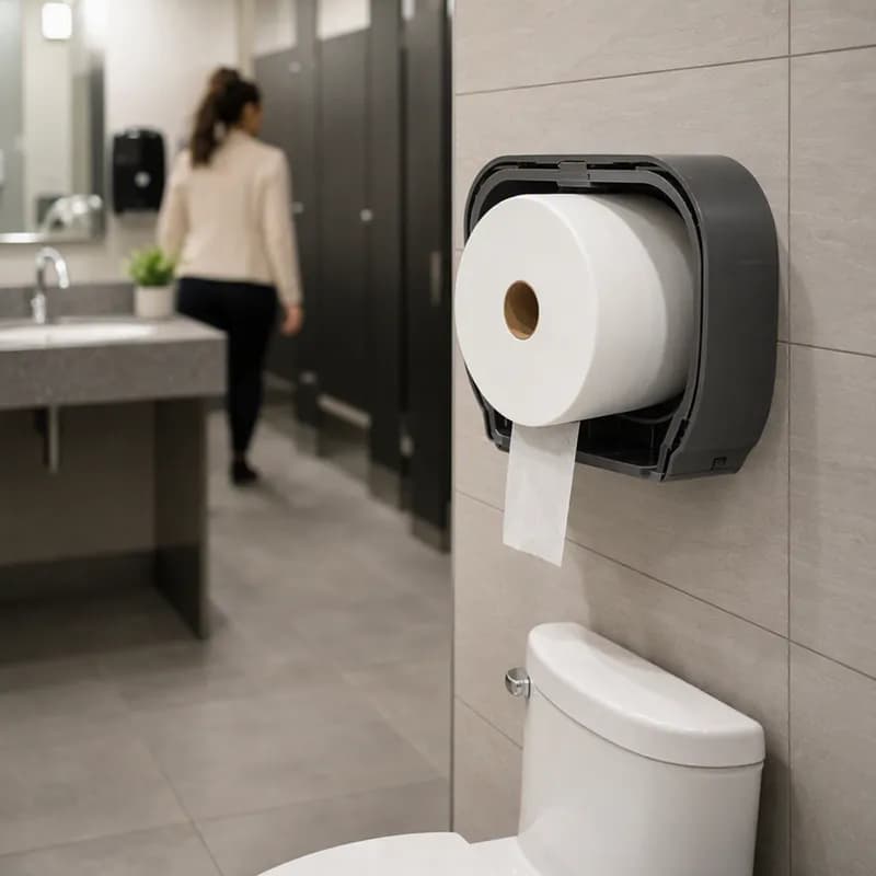 LoCor® Toilet Paper & Tissue Roll NVI Dispenser 3000 Count/Roll 18 Count/Case