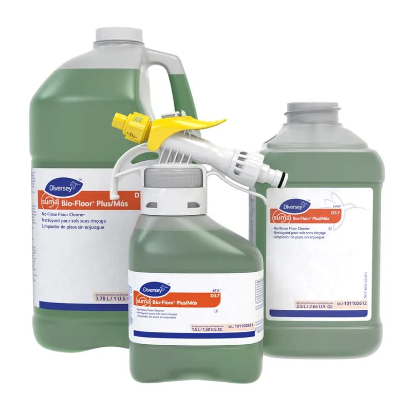 Suma® Bio-Floor Plus® Floor Cleaner 1.5 L Liquid RTD Bacteria Fortified Kosher 2/Case