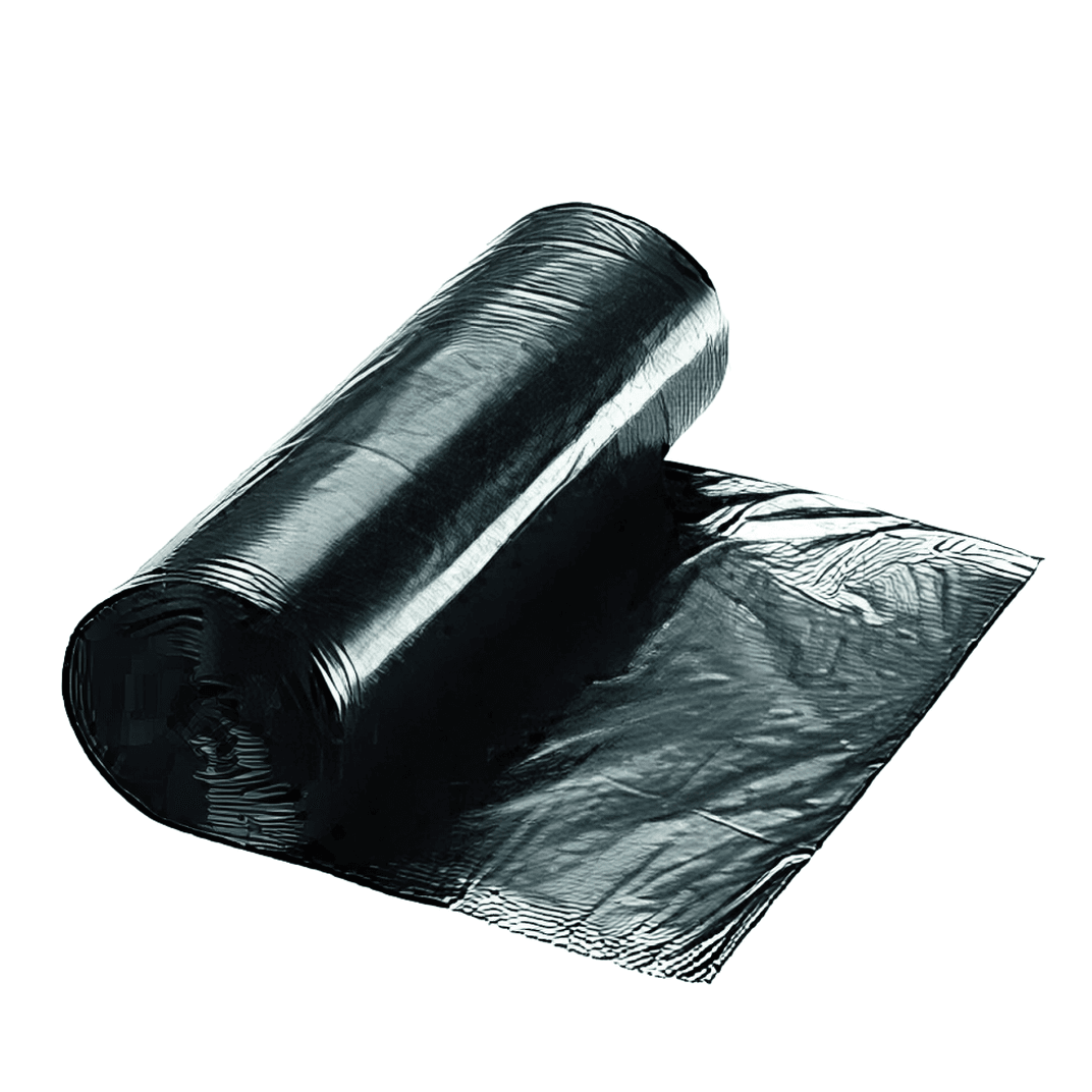 Can Liner 58X35 IN Black Plastic Extra Extra Extra Heavy 100/Case