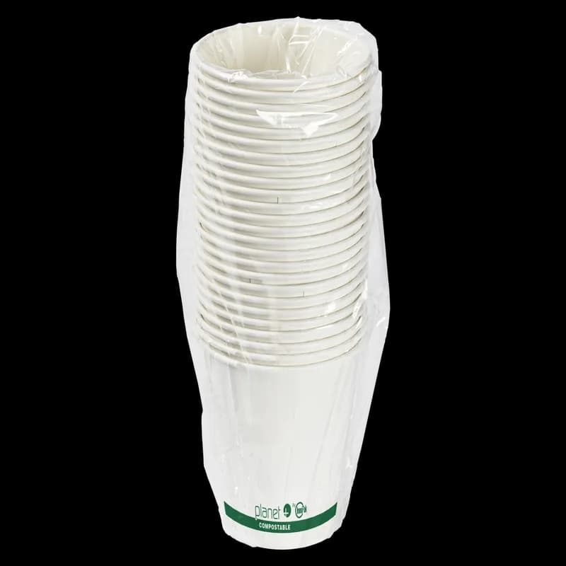 Planet+® Food Container 32 OZ SBS Paperboard PLA White Laminated 500/Case