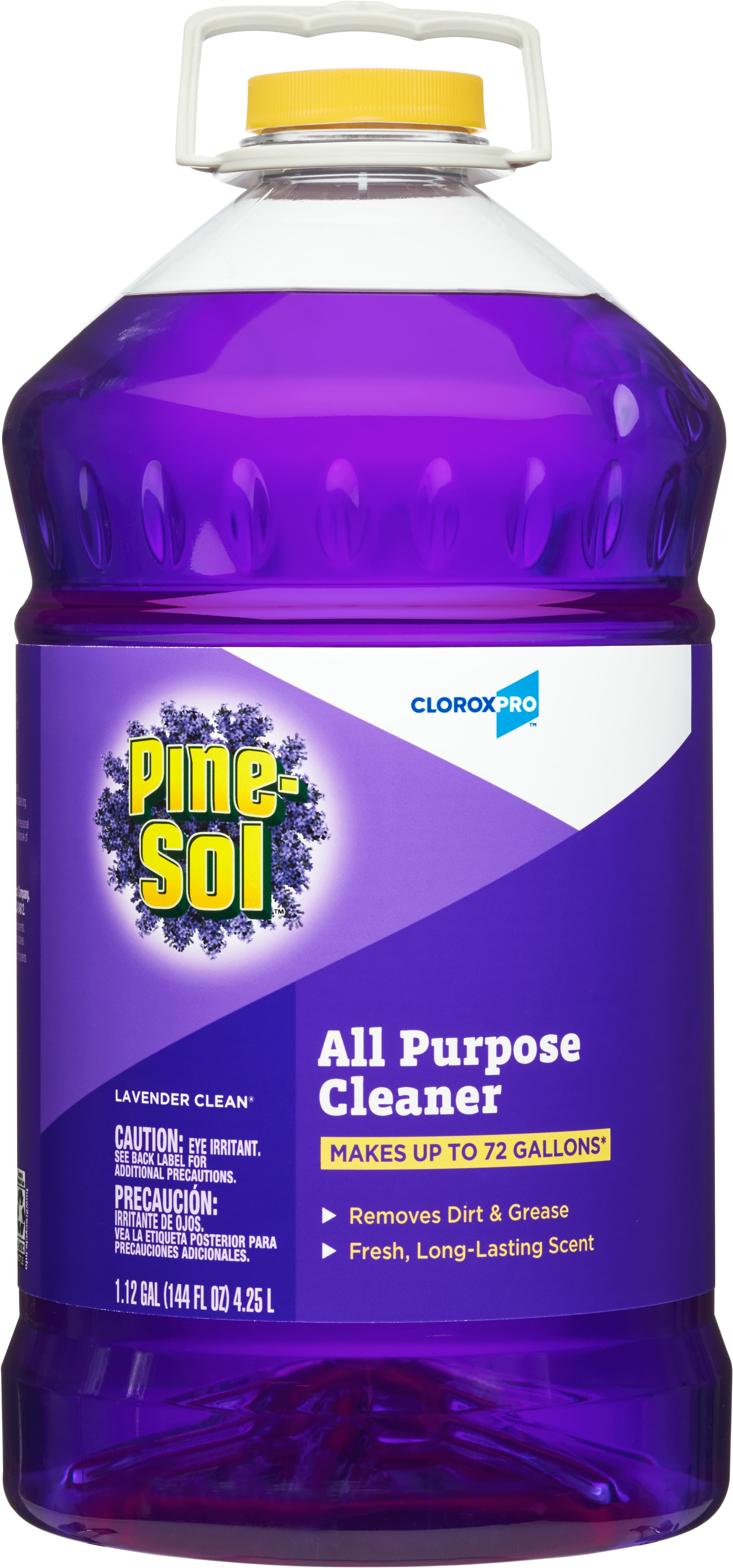 Pine-Sol® Lavender All Purpose Cleaner Deodorizer 1.125 GAL Multi Surface Concentrate Screw Cap 3/Case