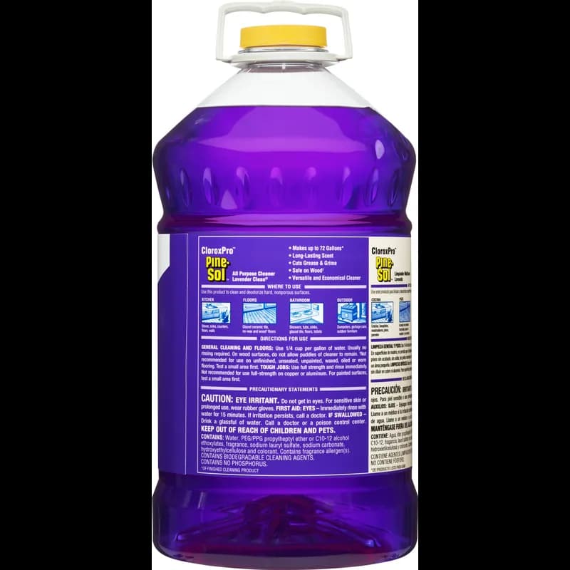 Pine-Sol® Lavender All Purpose Cleaner Deodorizer 1.125 GAL Multi Surface Concentrate Screw Cap 3/Case
