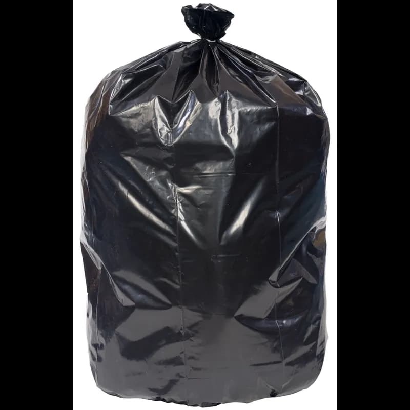 Can Liner 24X32 IN 12-16 GAL Black Plastic 0.9MIL Strong 500/Case