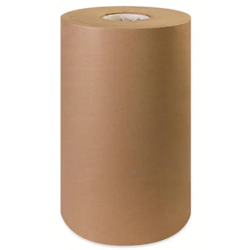 Roll Paper 6IN X515FT Natural Recycled Kraft Paper 70LB With 9 IN Core Diameter 1/Roll