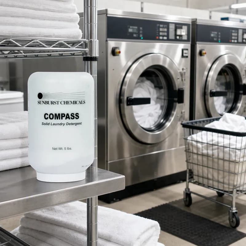 Compass Laundry Detergent 5 LB Solid 2/Case