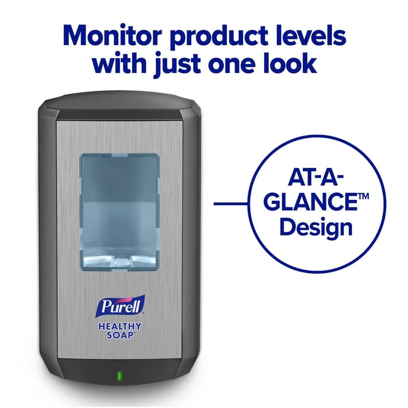Purell® CS8 Soap Dispenser 1200 mL 3.93X5.79X10.31 IN Graphite Touchless Surface Mount 1/Each