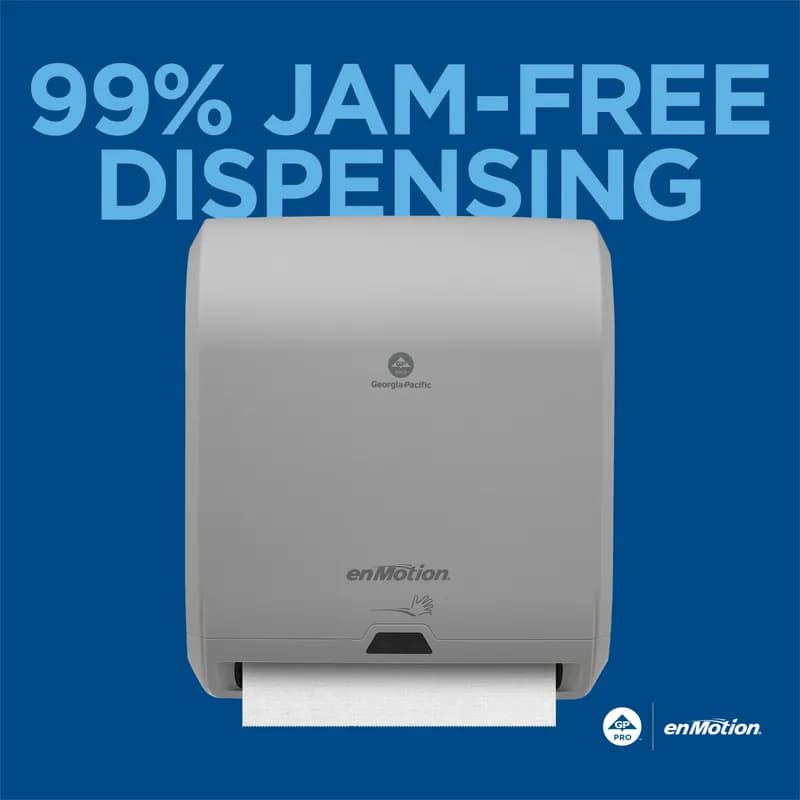 enMotion® Paper Towel Dispenser 9.5X14.7X17.3 IN Wall Mount Gray 1-Roll Touchless Automatic 10IN Roll 1/Case