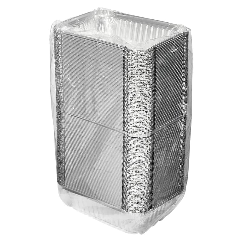 Victoria Bay Take-Out Container Base 7.063X5.125X2 IN Aluminum Silver Oblong Deep 500/Case