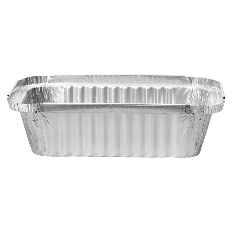 Victoria Bay Take-Out Container Base 7.063X5.125X2 IN Aluminum Silver Oblong Deep 500/Case