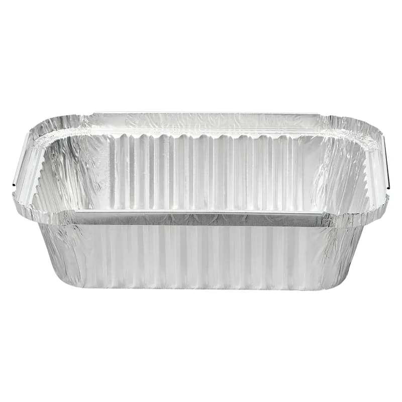 Victoria Bay Take-Out Container Base 7.063X5.125X2 IN Aluminum Silver Oblong Deep 500/Case