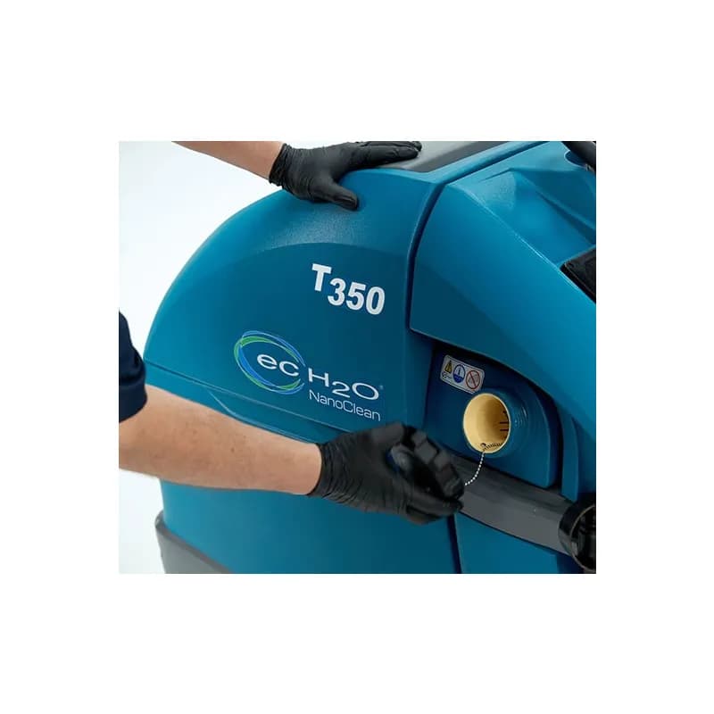 Tennant T350 Floor Scrubber 18.4 GAL 24IN Teal 24v On-Board Charger Pad ec-H2O NanoClean® 240 Ah Wet Battery (4) 1/Each