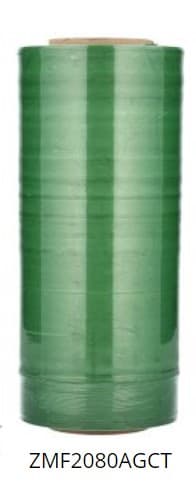 Machine Stretch Film 20IN X5000FT Green 80GA 40 Rolls/Pallet