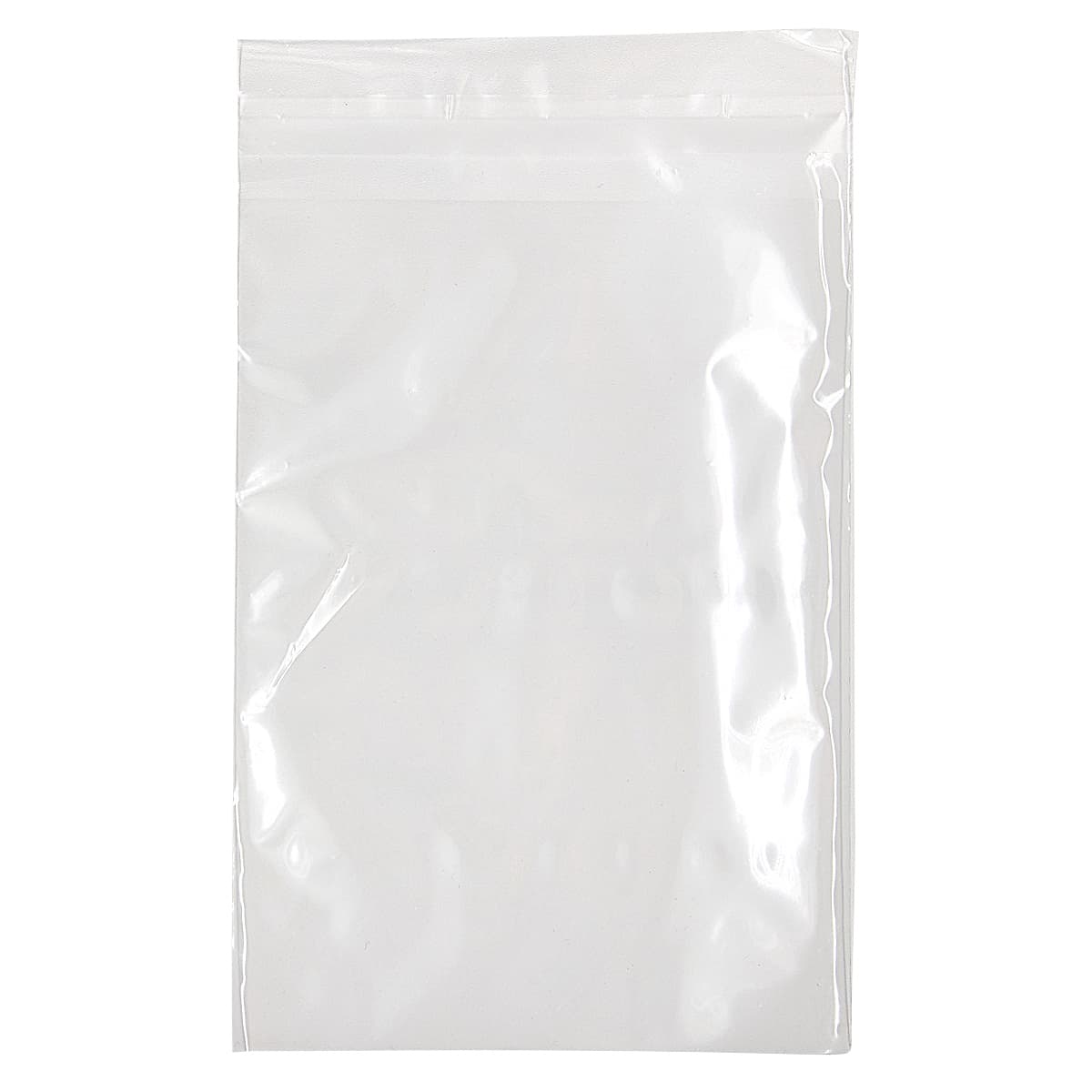 Bag 5.25X7.25 IN PP 1.6MIL Clear With Lip & Tape Closure 1000/Case