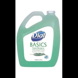 Dial Basics Hand Soap 1 GAL Light Green Foaming Aloe Advanced Moisturizers 4/Case