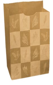 Bagcraft® EcoCraft Dubl Wax® Bag 16.38X12.88X8.38 IN Wax Coated Paper Artisan With Self-Opening (SOS) Closure 500/Case