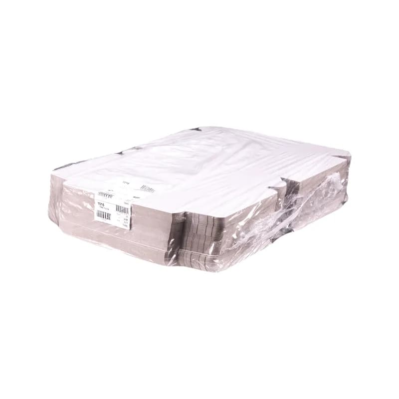Donut Box 3 CT 13X9X3 IN Clay-Coated Kraft Board White Kraft Rectangle Lock Corner 200/Bundle