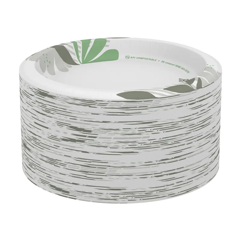 Dixie® Plate 8.5 IN Paper Multicolor Pathways Round Medium Weight 500/Case