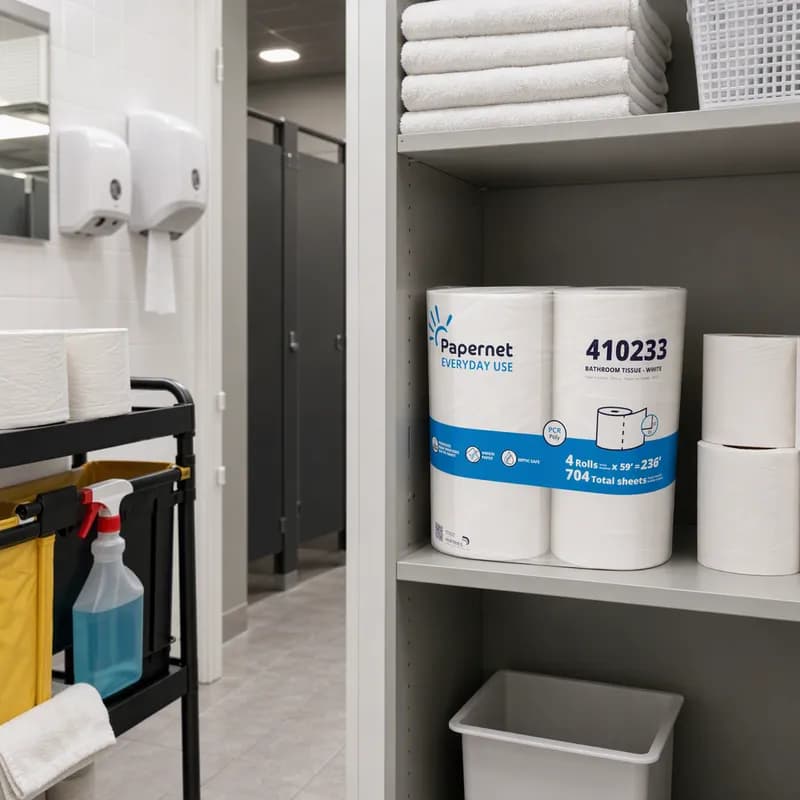 Toilet Paper & Tissue Roll 2PLY 176 Sheets/Roll 24 Rolls/Case