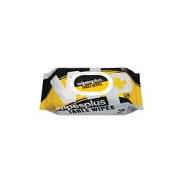 WipesPlus® Table Food Service Cleaning Wipe White Refill 90 Count/Pack 12 Packs/Case