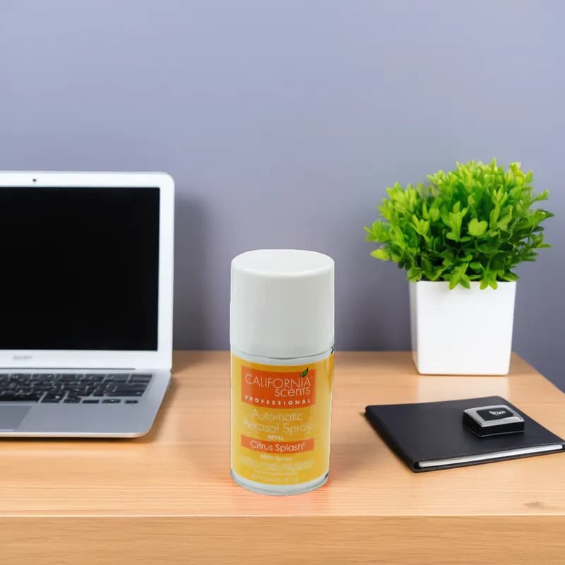 Air Freshener Citrus Splash Aerosol 6.6 FLOZ For Metered Aerosol Dispenser Dispenser 12/Case