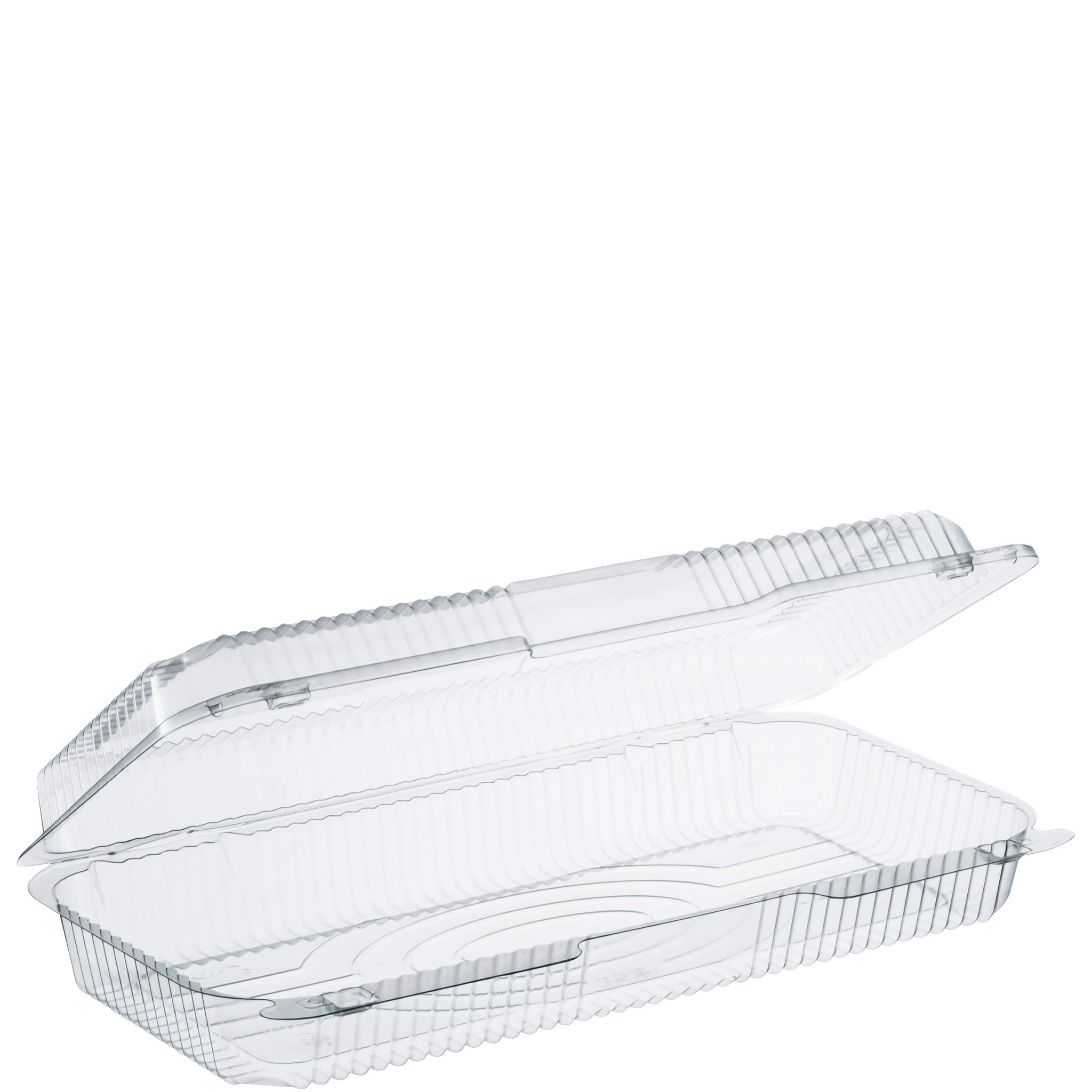 Dart® StayLock® Strudel Hinged Container 13.375X6.8X2.6 IN PET Clear 100 Count/Bag 2 Bags/Case 200 Count/Case
