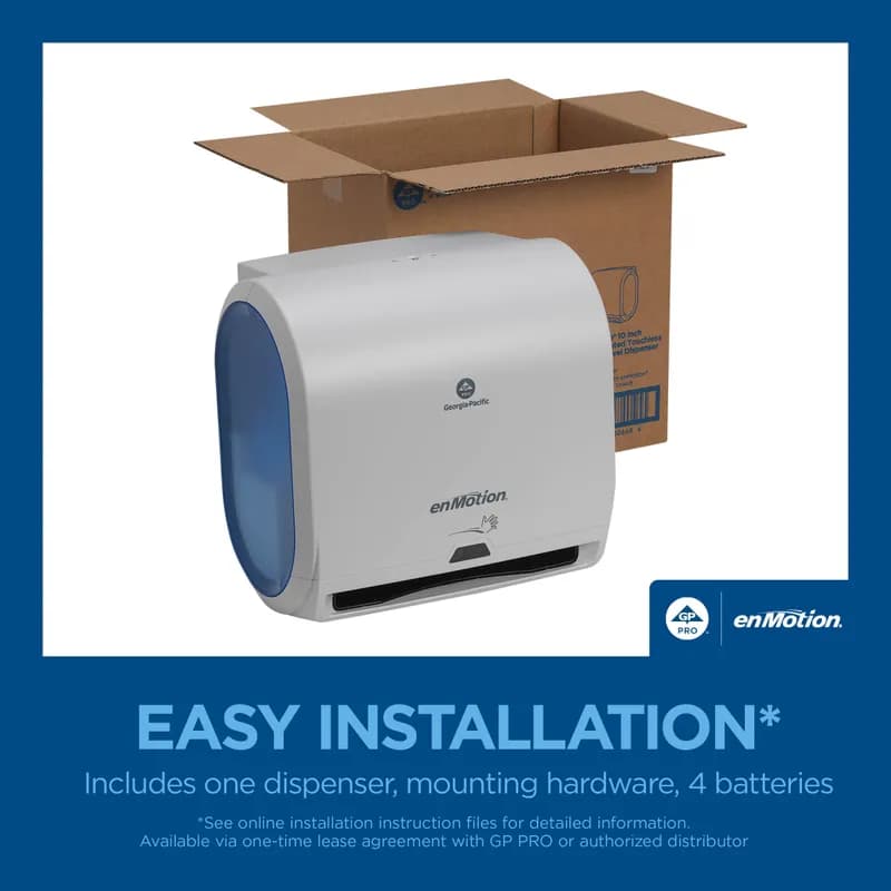 enMotion® Impulse® Paper Towel Dispenser 9.25X14.60X14 IN Gray 1-Roll Automatic Touchless 1/Each