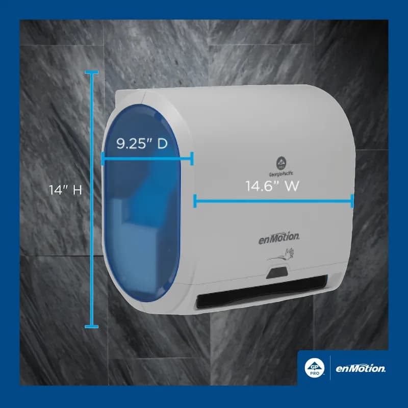 enMotion® Impulse® Paper Towel Dispenser 9.25X14.60X14 IN Gray 1-Roll Automatic Touchless 1/Each