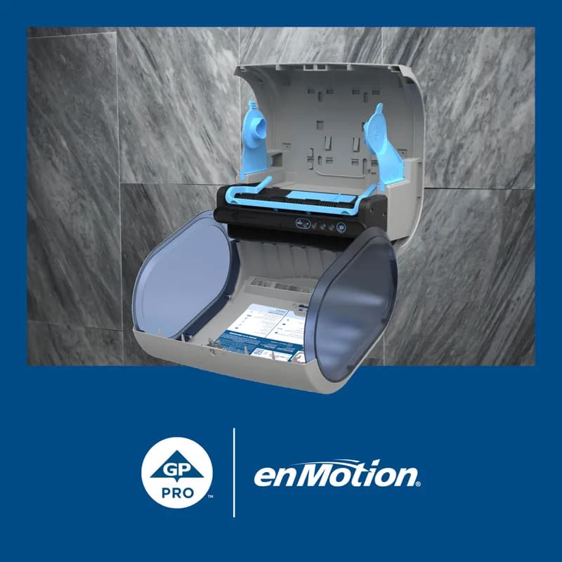 enMotion® Impulse® Paper Towel Dispenser 9.25X14.60X14 IN Gray 1-Roll Automatic Touchless 1/Each