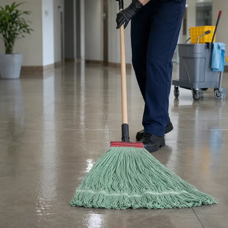 Mop Large (LG) Green Rayon Loop End 1/Each