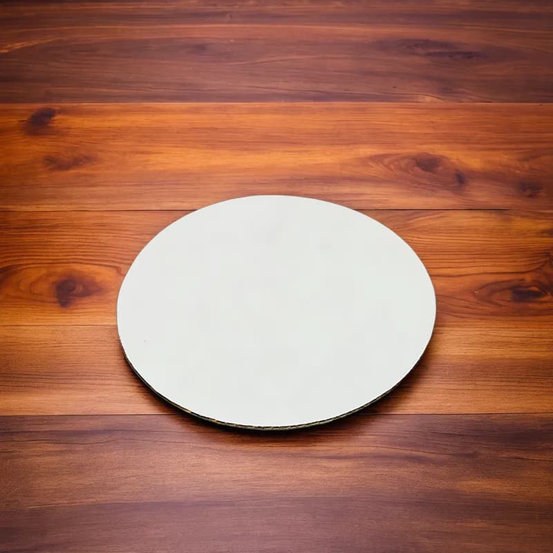 Cake Circle 8 IN Corrugated Paperboard White Round Single Wall 500/Case