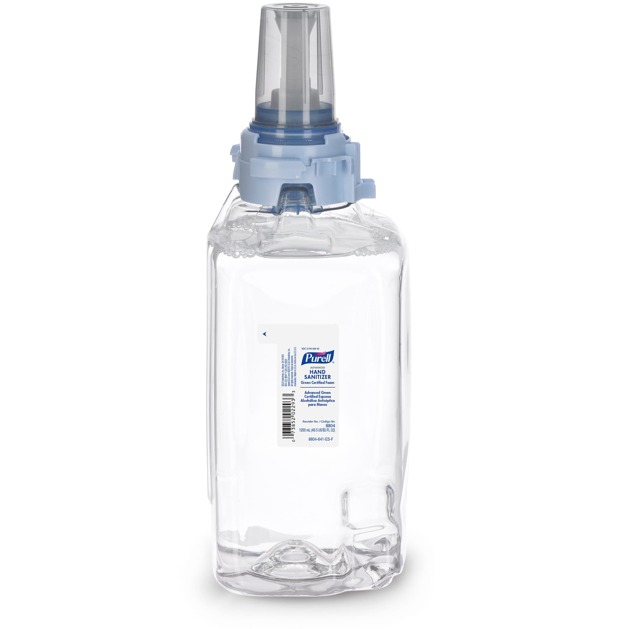 Purell® Hand Sanitizer Foam 1200 mL 3.5X3.5X9 IN Fragrance Free 72% Ethyl Alcohol For ADX-12 3/Case