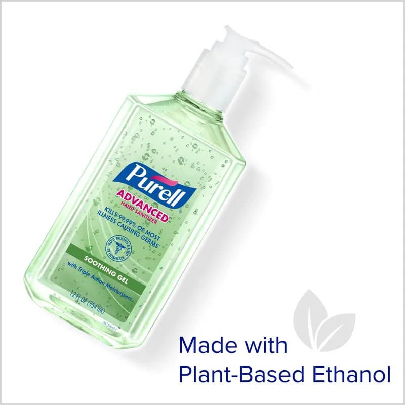 Purell® Hand Sanitizer Gel Pump Bottle 12 FLOZ 2.25X2.75X6.63 IN Fresh Scent 70% Ethyl Alcohol NXT 12/Case