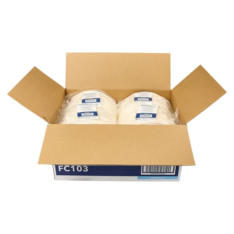 Victoria Bay Plate 10 IN 3 Compartment Pulp Fiber White Round 500/Case