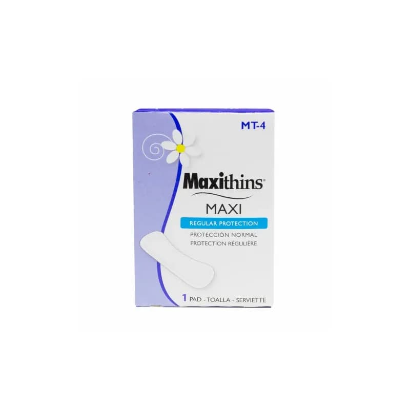 Maxithins® Pad Unscented White Vending Regular Protection 250 Count/Case