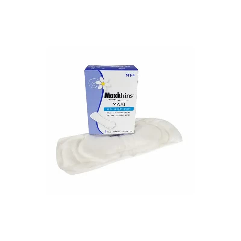 Maxithins® Pad Unscented White Vending Regular Protection 250 Count/Case